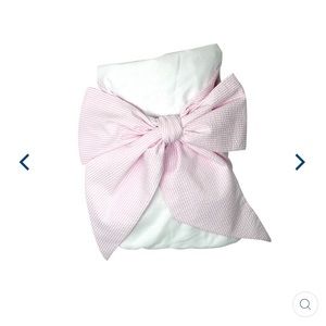 TBBC Bow swaddle Pink